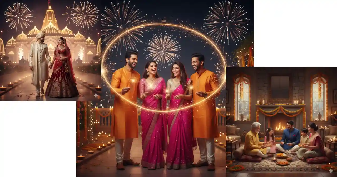 Diwali AI Photo Editing Gemini AI Prompts