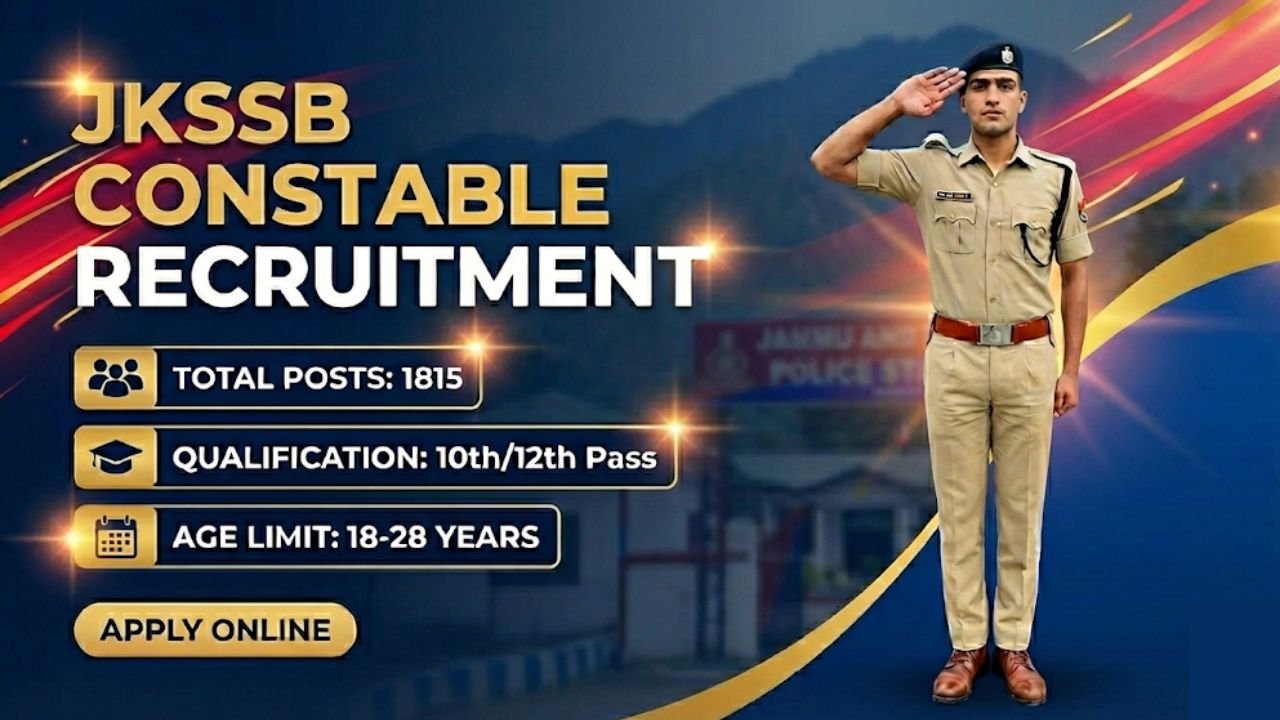 Jammu Kashmir Constable Recruitment 2025
